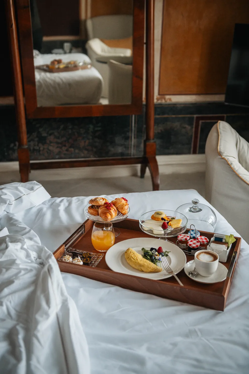 Bellevue Syrene — La colazione servita in camera