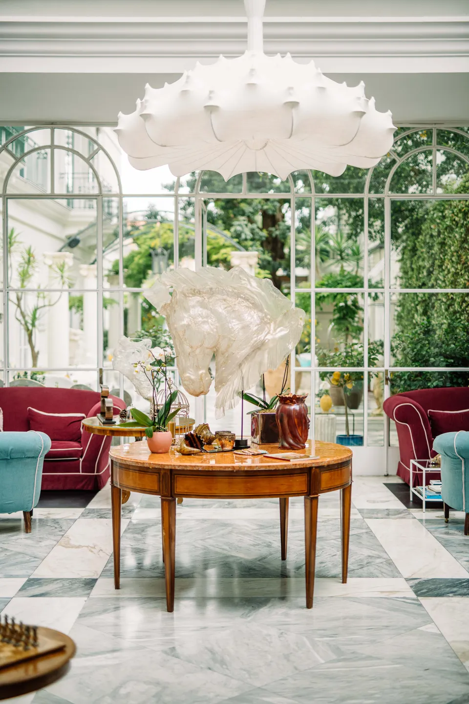 Bellevue Syrene — Il salone e i suoi dettagli