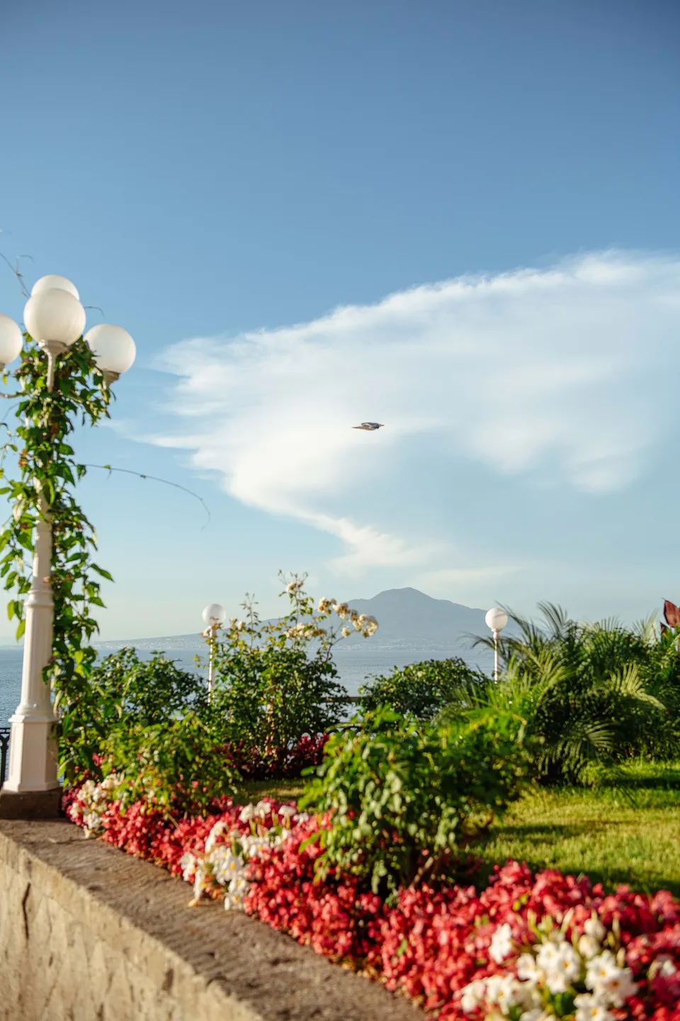 Europa Palace — Il giardino affacciato sul Golfo
