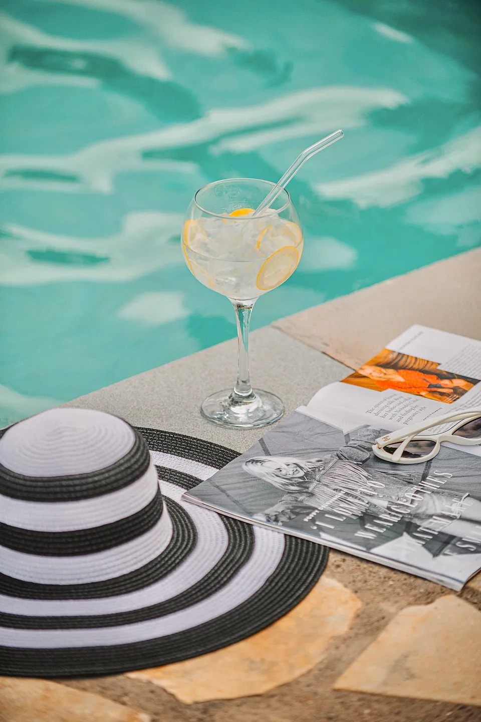 Grand Hotel Aminta — Un cocktail a bordo piscina
