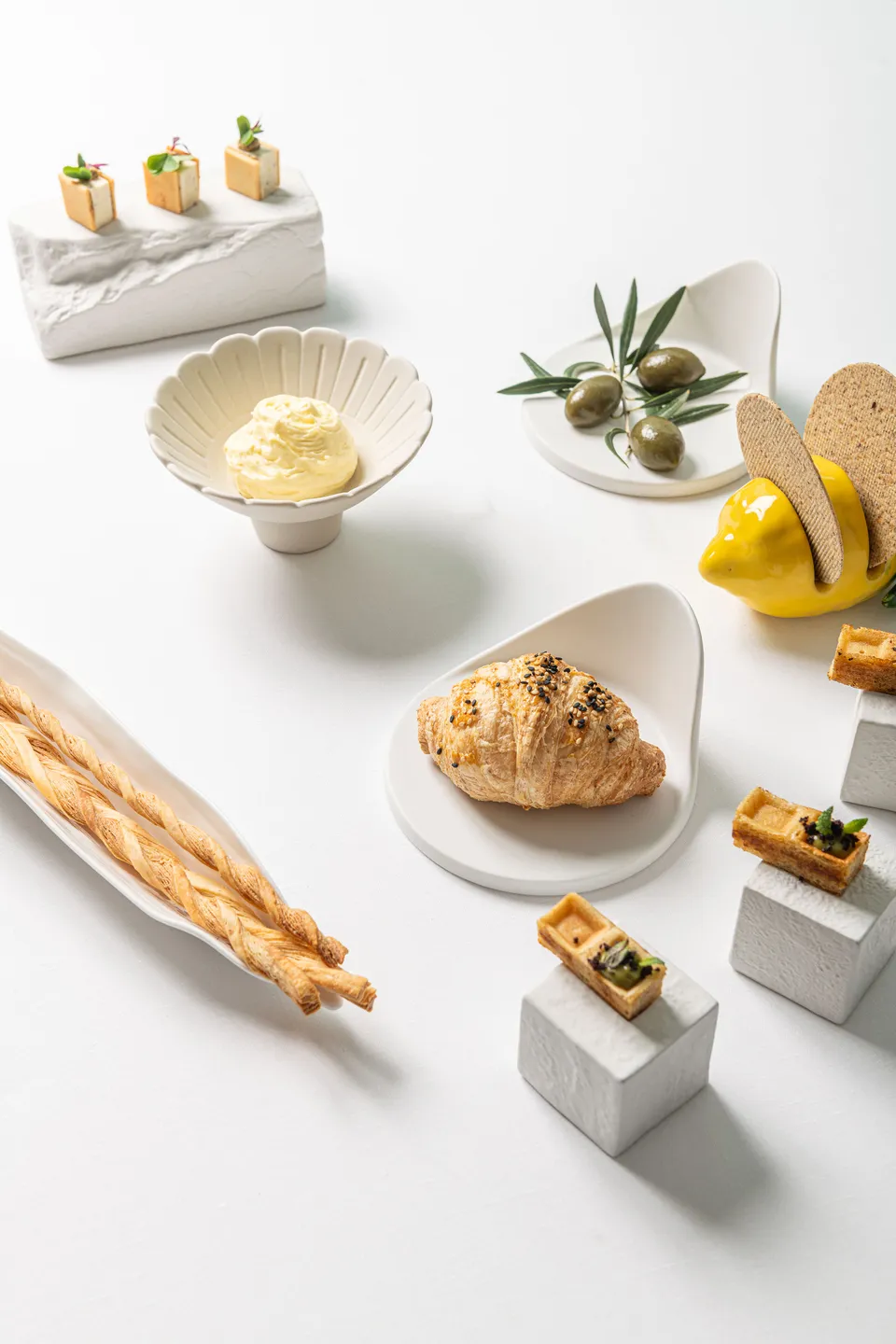 Zest Sorrento — La mise en place e il pane